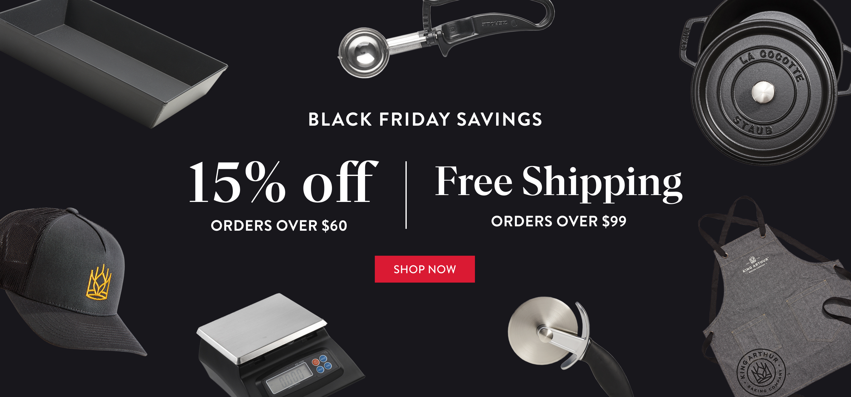 Spend $60, Save 15% - Spend $99, Free Shipping