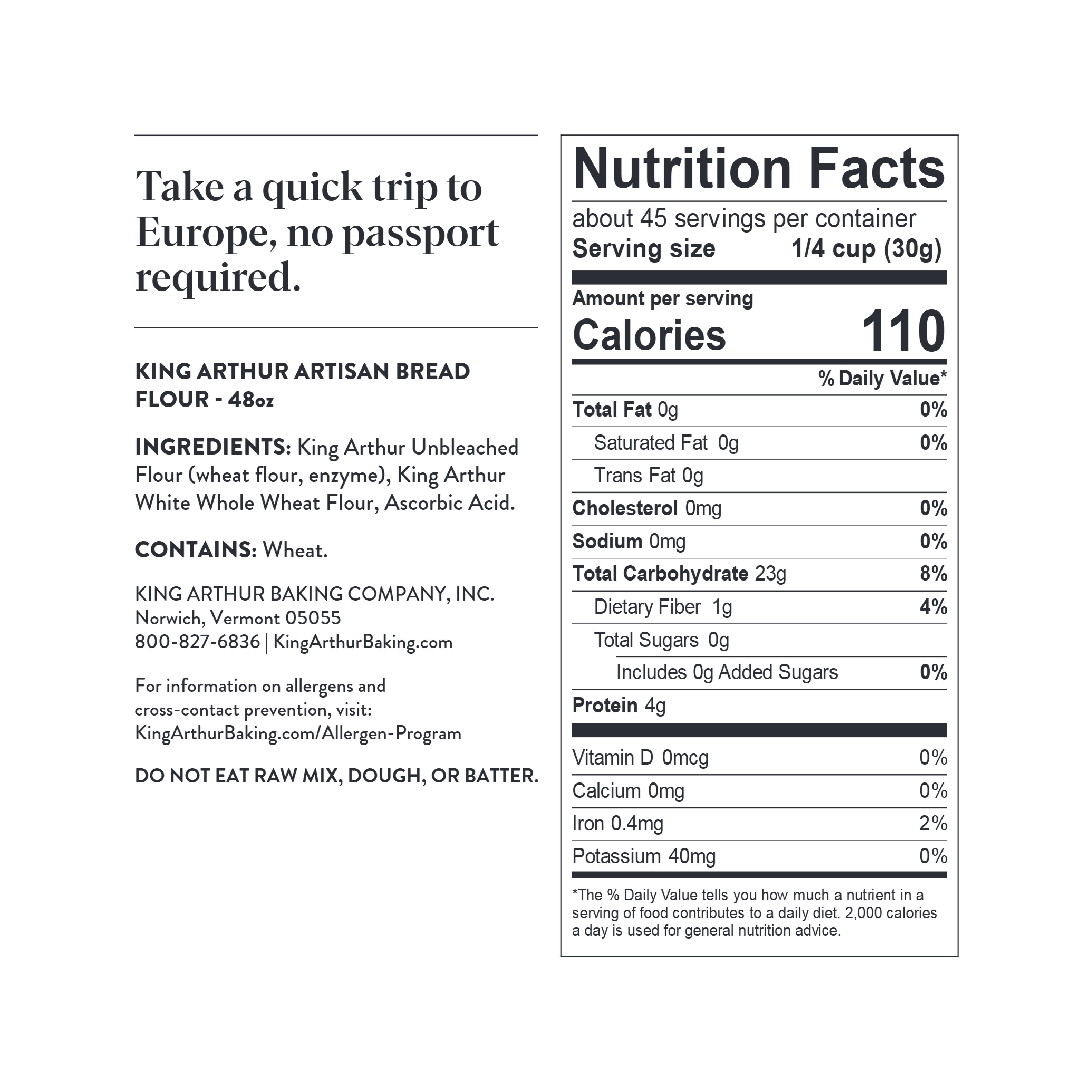 Nutrition Label