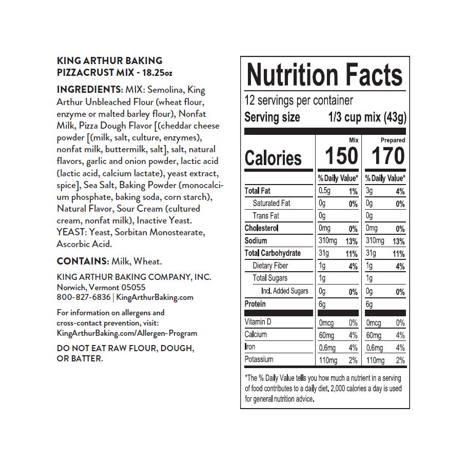 Nutrition Label