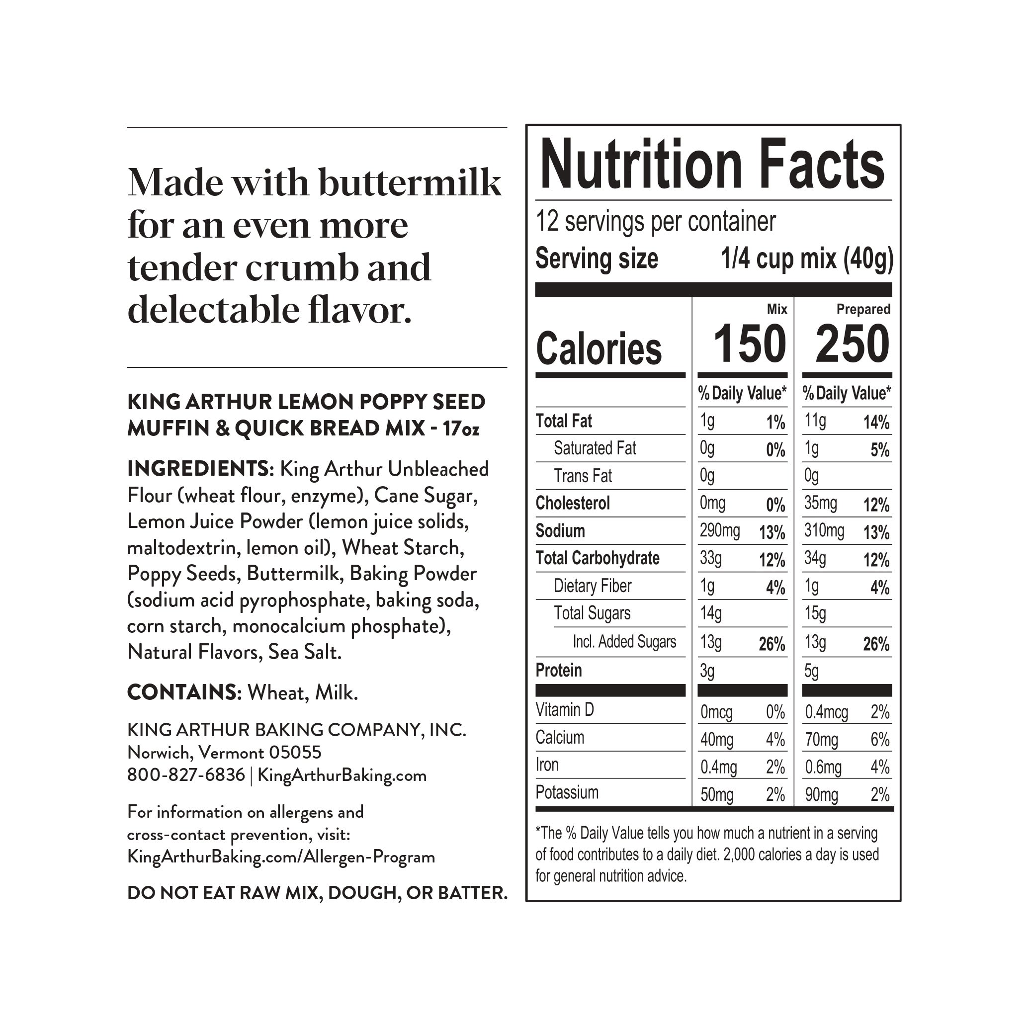 Nutrition Label