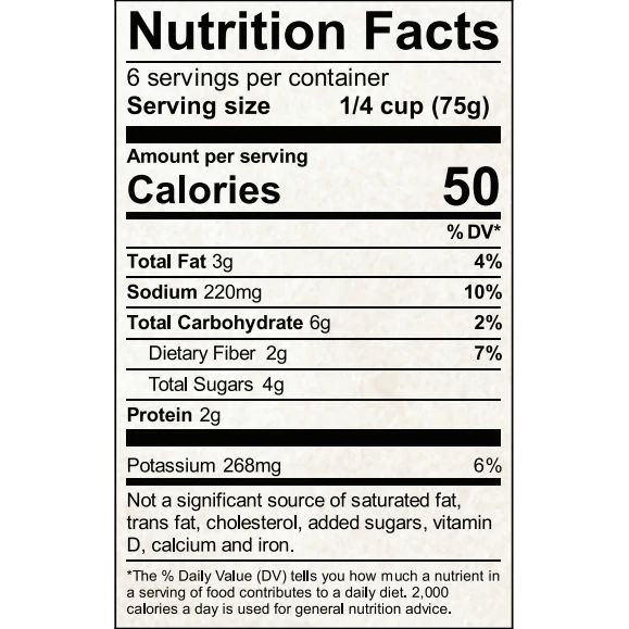 Nutrition Label