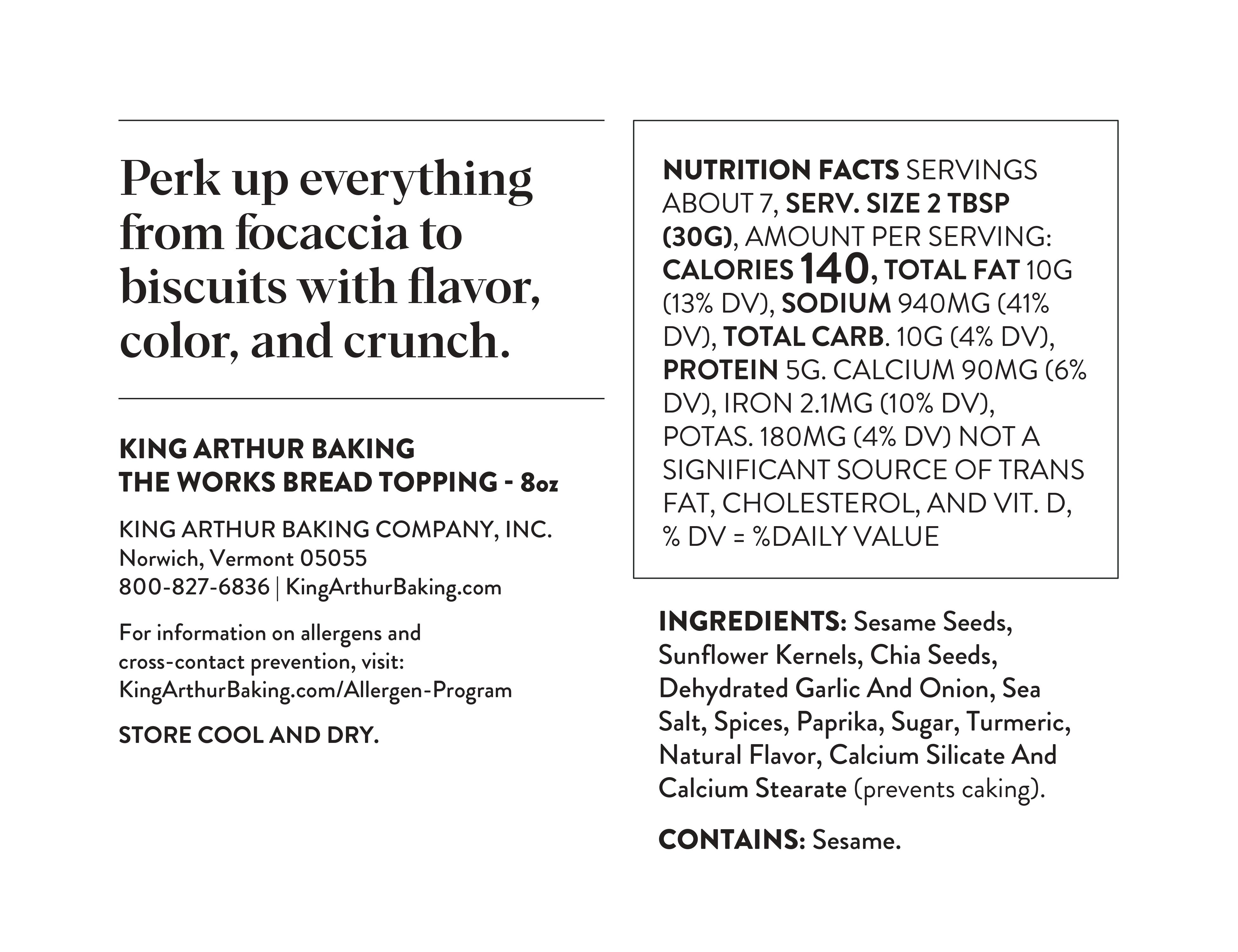 Nutrition Label