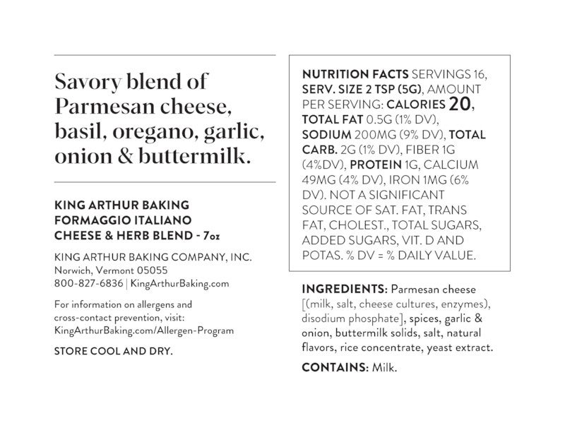 Nutrition Label