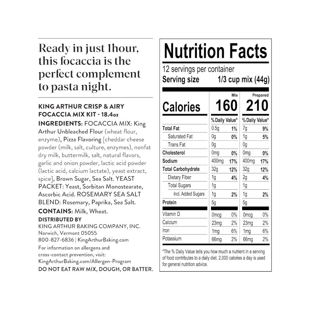 Nutrition Label