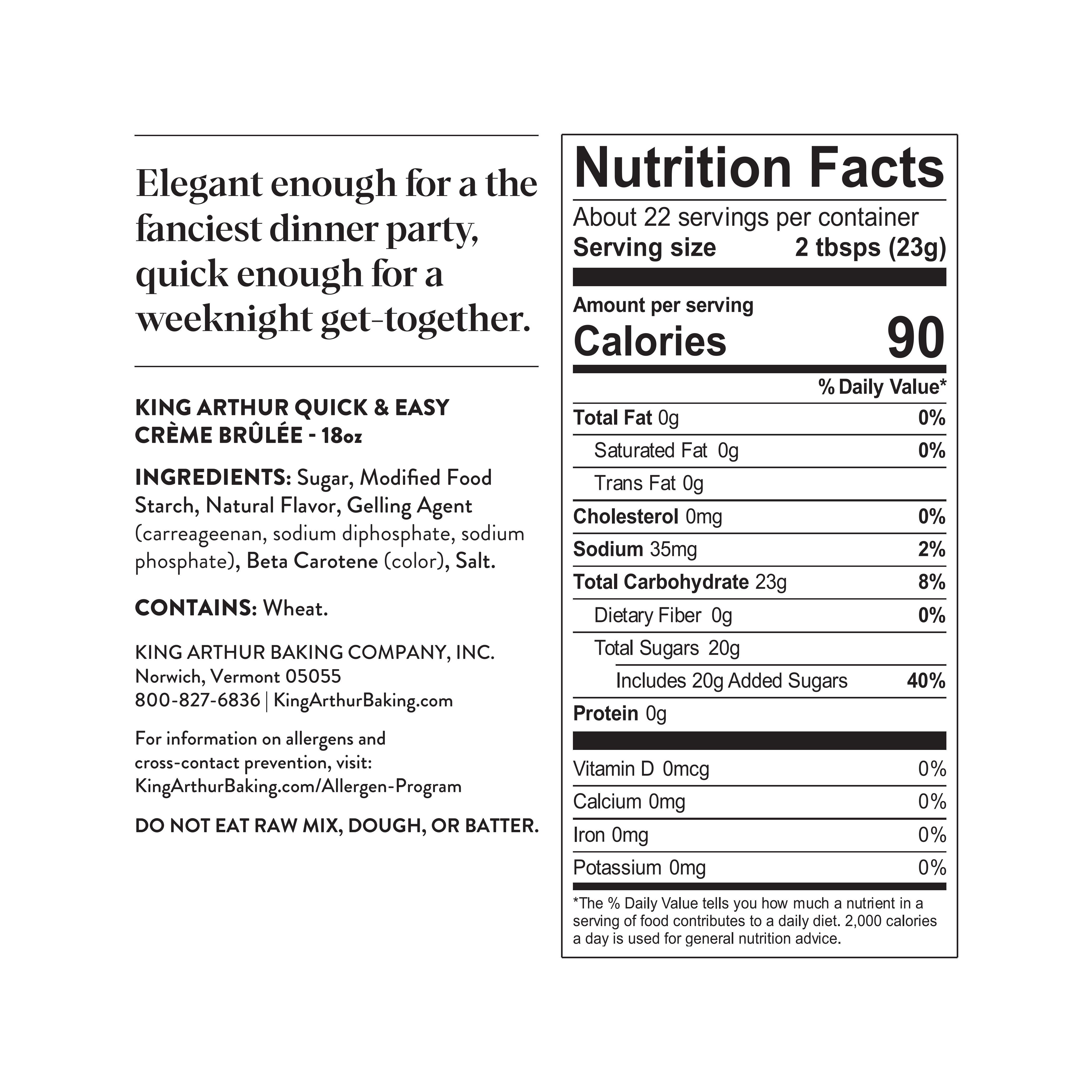 Nutrition Label