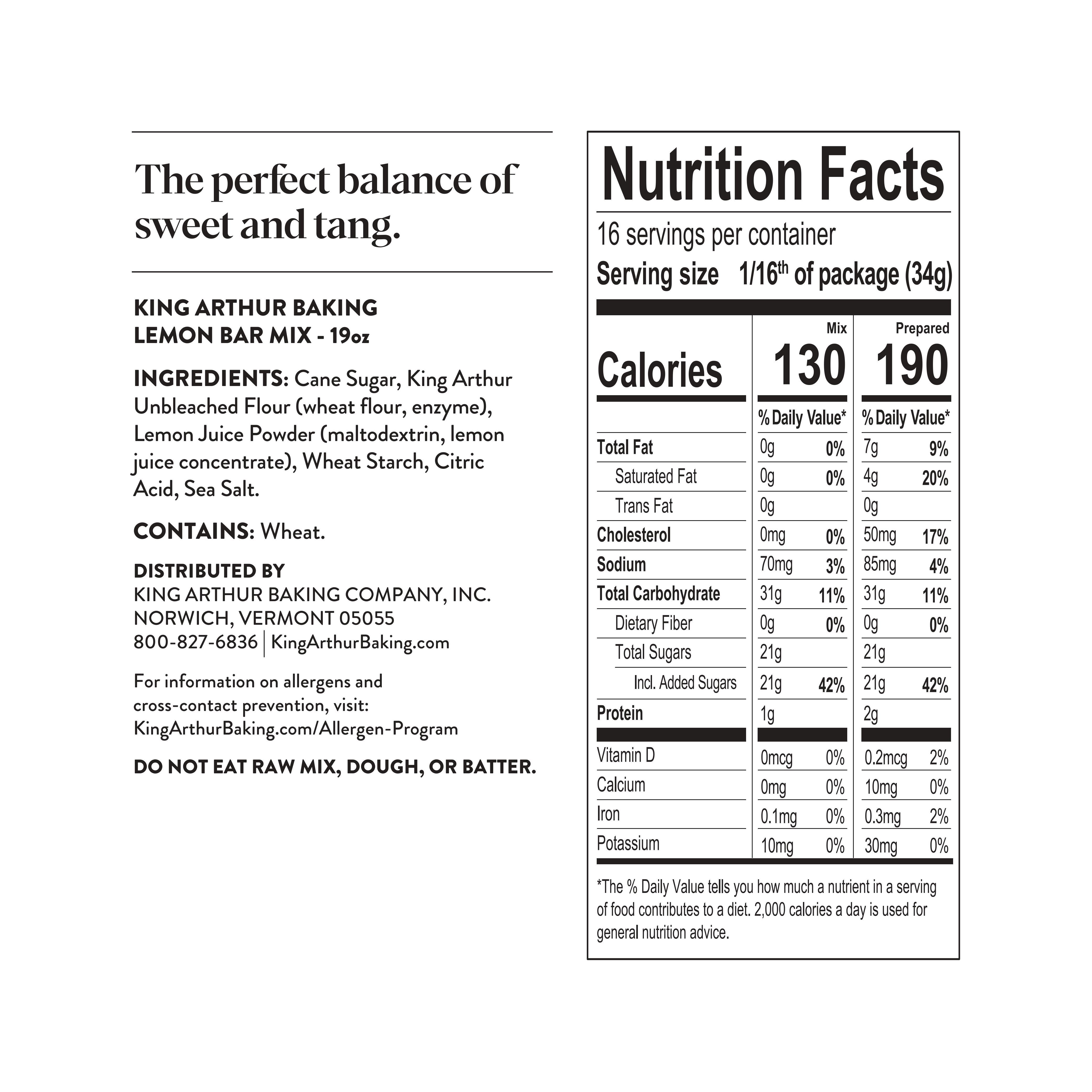 Nutrition Label