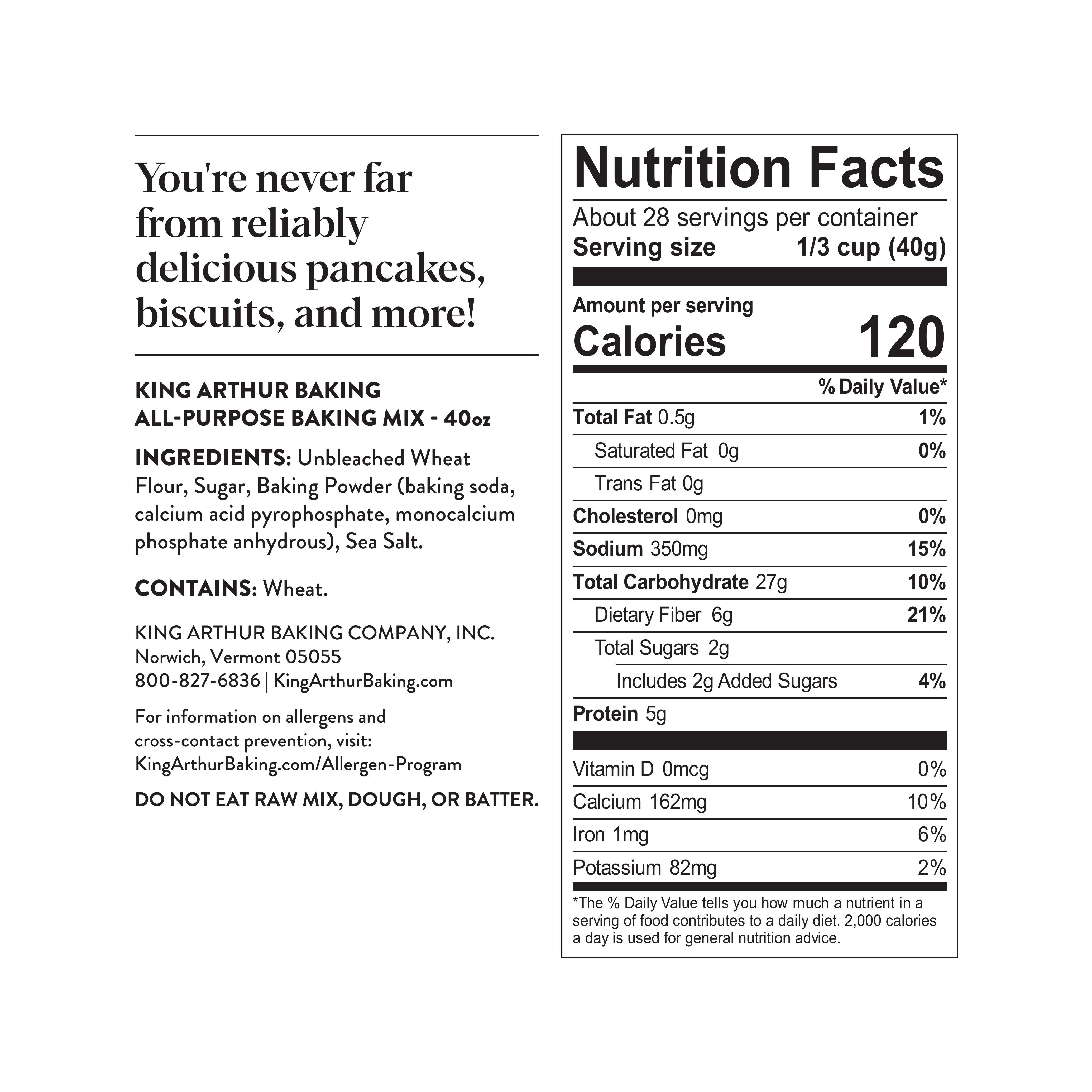 Nutrition Label