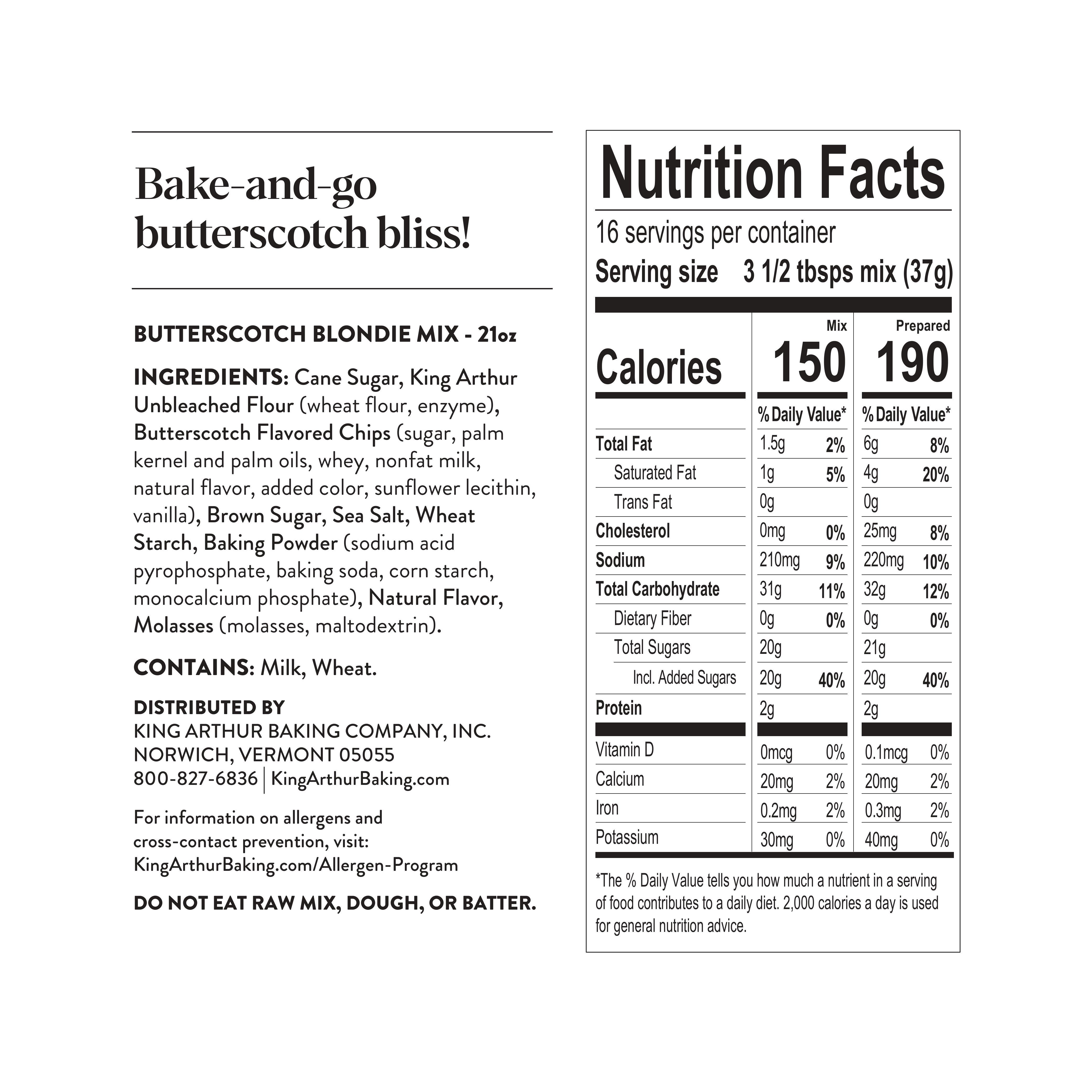 Nutrition Label