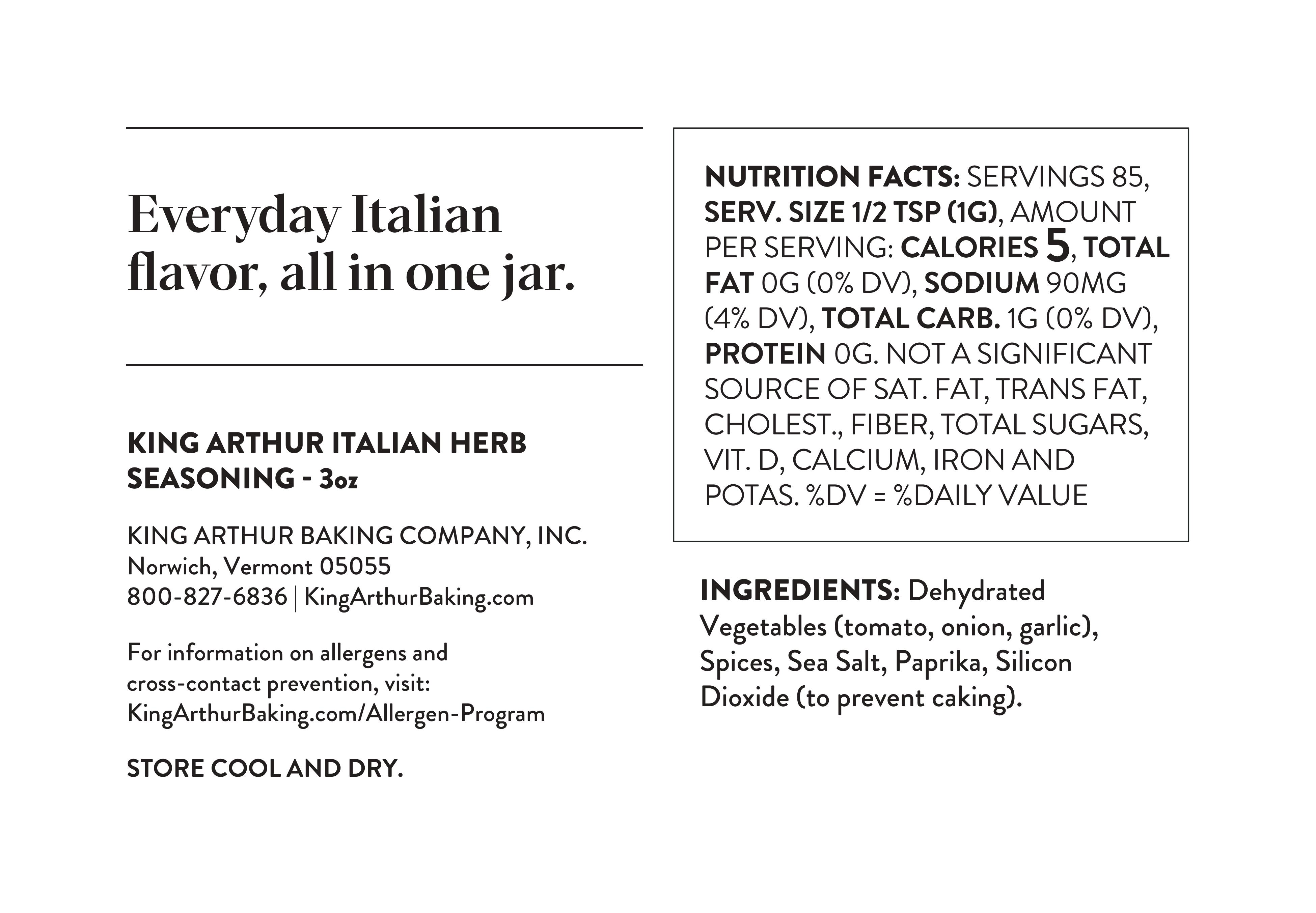 Nutrition Label