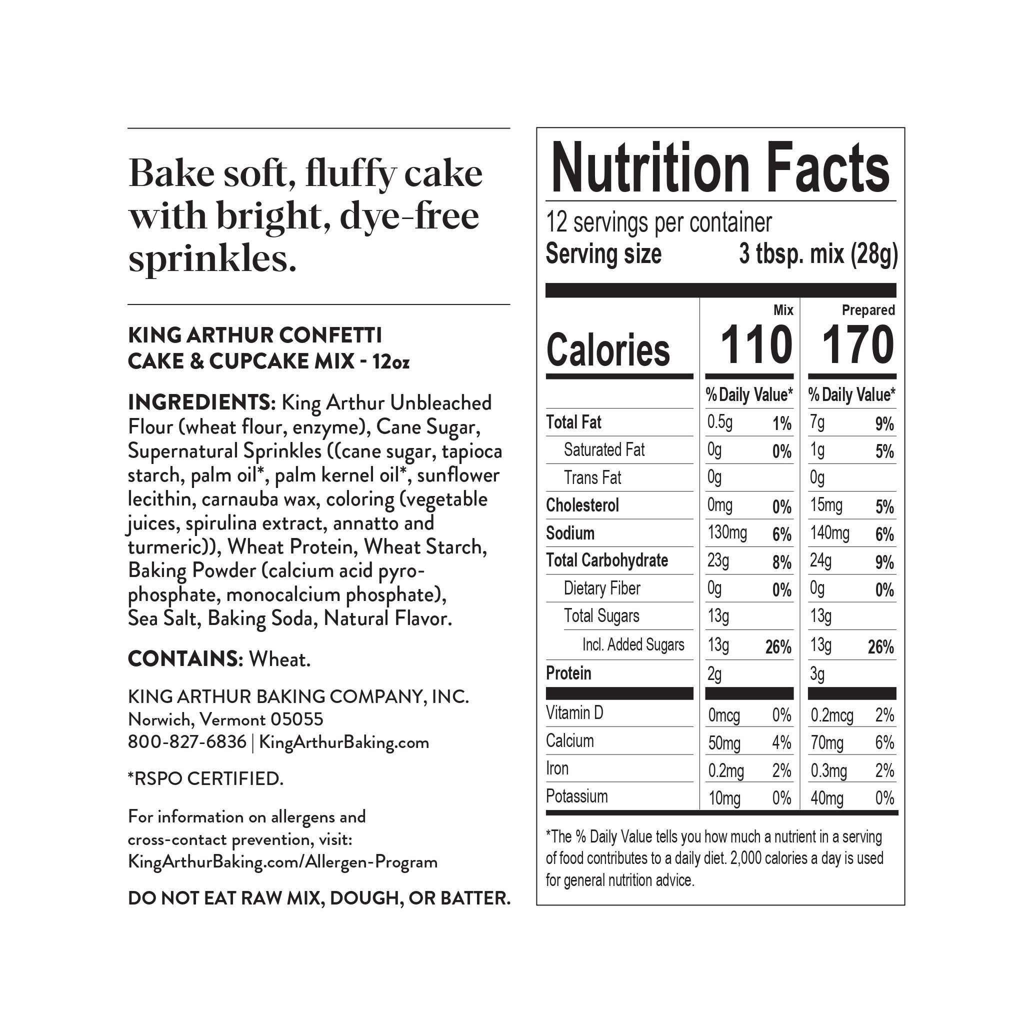 Nutrition Label