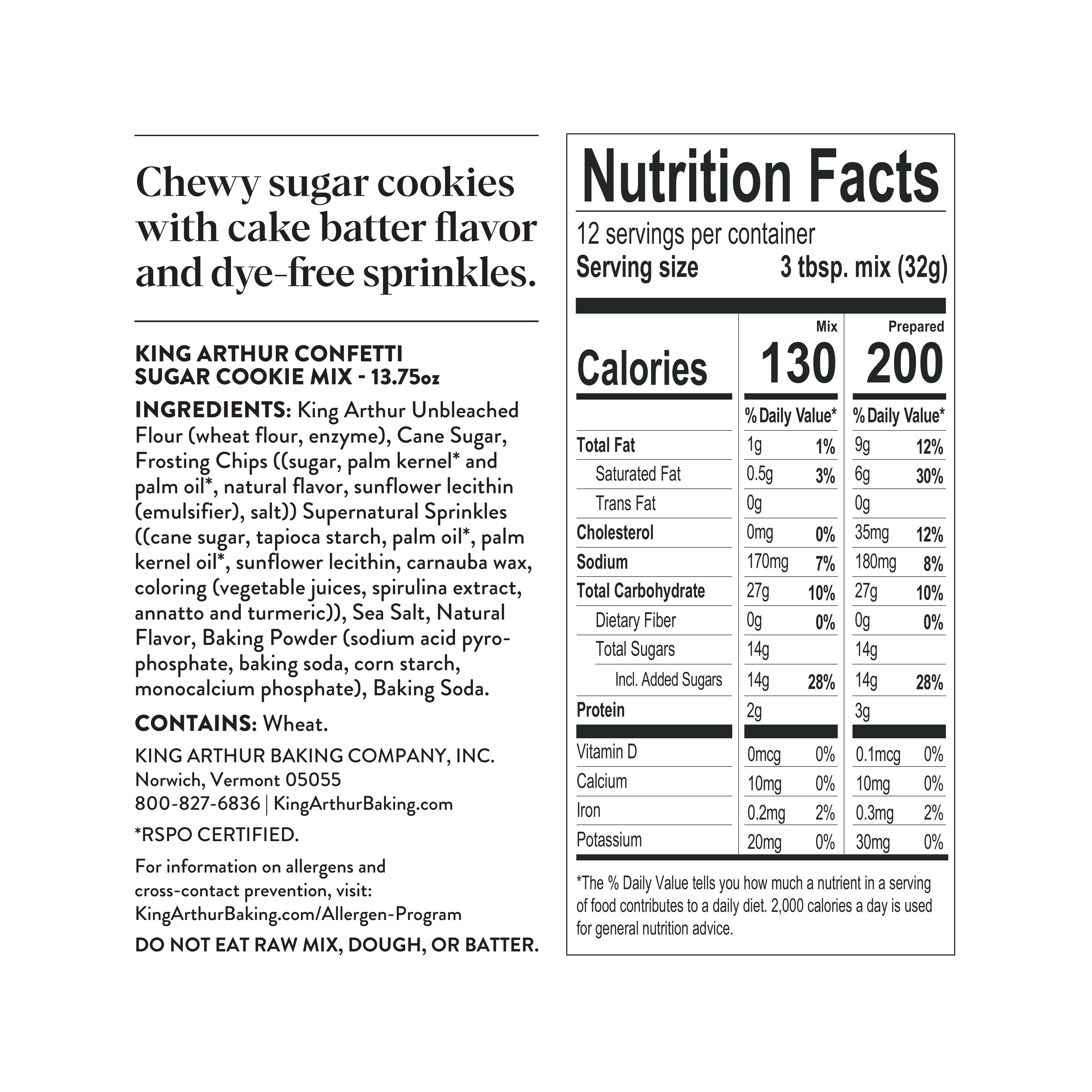 Nutrition Label