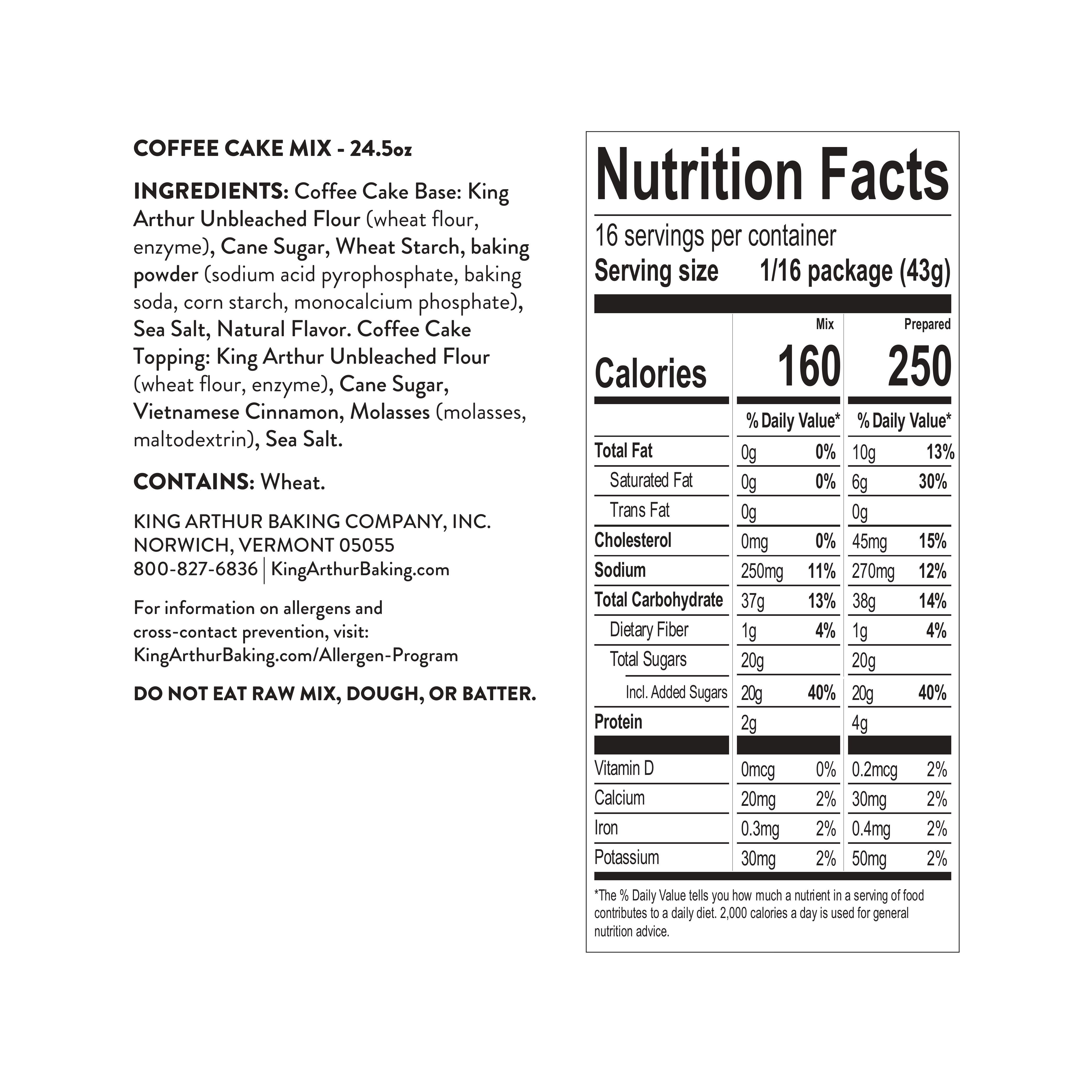 Nutrition Label